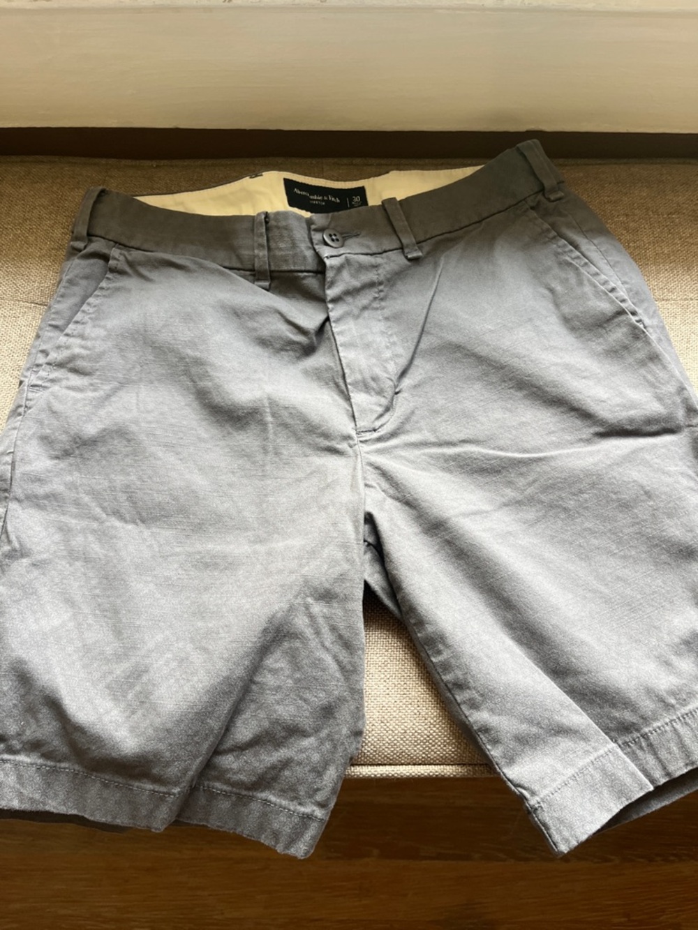 A&F | Men's Gray Casual Shorts - Classic Summer Chino